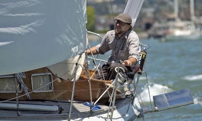 Derk Wolmuth at the helm - photo by  www.norcalsailing.com ©  SW